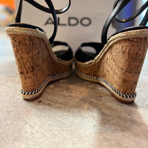 Aldo wedge sandals size 8 - Picture 5 of 8
